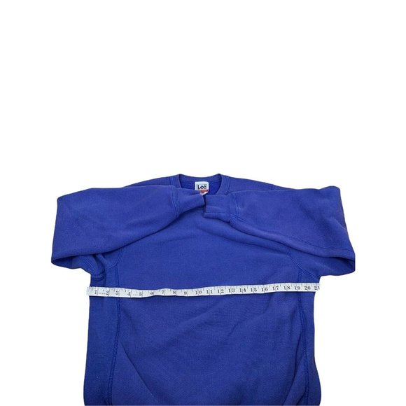 Vintage Lee Cross Grain Blank Yellow Crewneck Sweatshirt Size XXL Reverse Weave - Picture 7 of 7